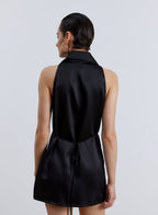 Sleeveless Silk Shirt Dress image 1