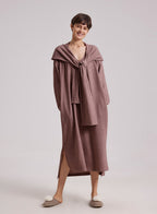 NAP Hooded Scarf Sweatshirt Dress