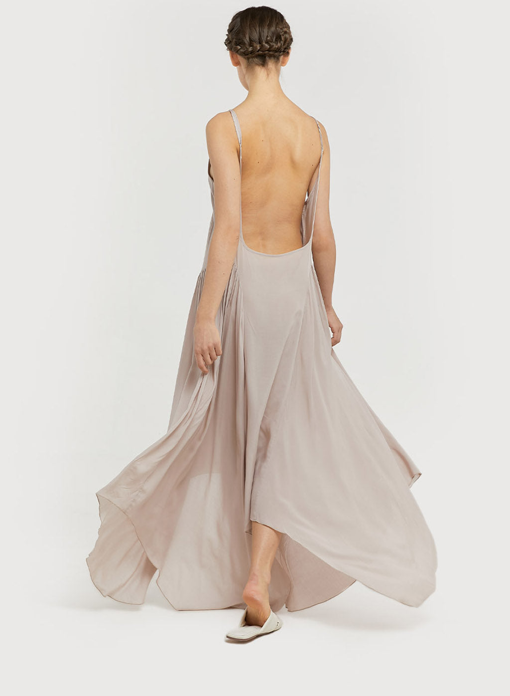 Asymmetric Backless Strap Dress image 1