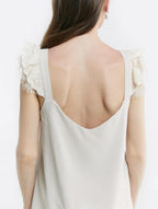 V-neck Flying Sleeve Top image 1