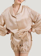 Relaxed Silk Pajama Top image 0