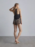 Lounge Back Lace Silk Set image 1
