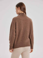 Funnel Neck Yak-Wool Sweater image 1