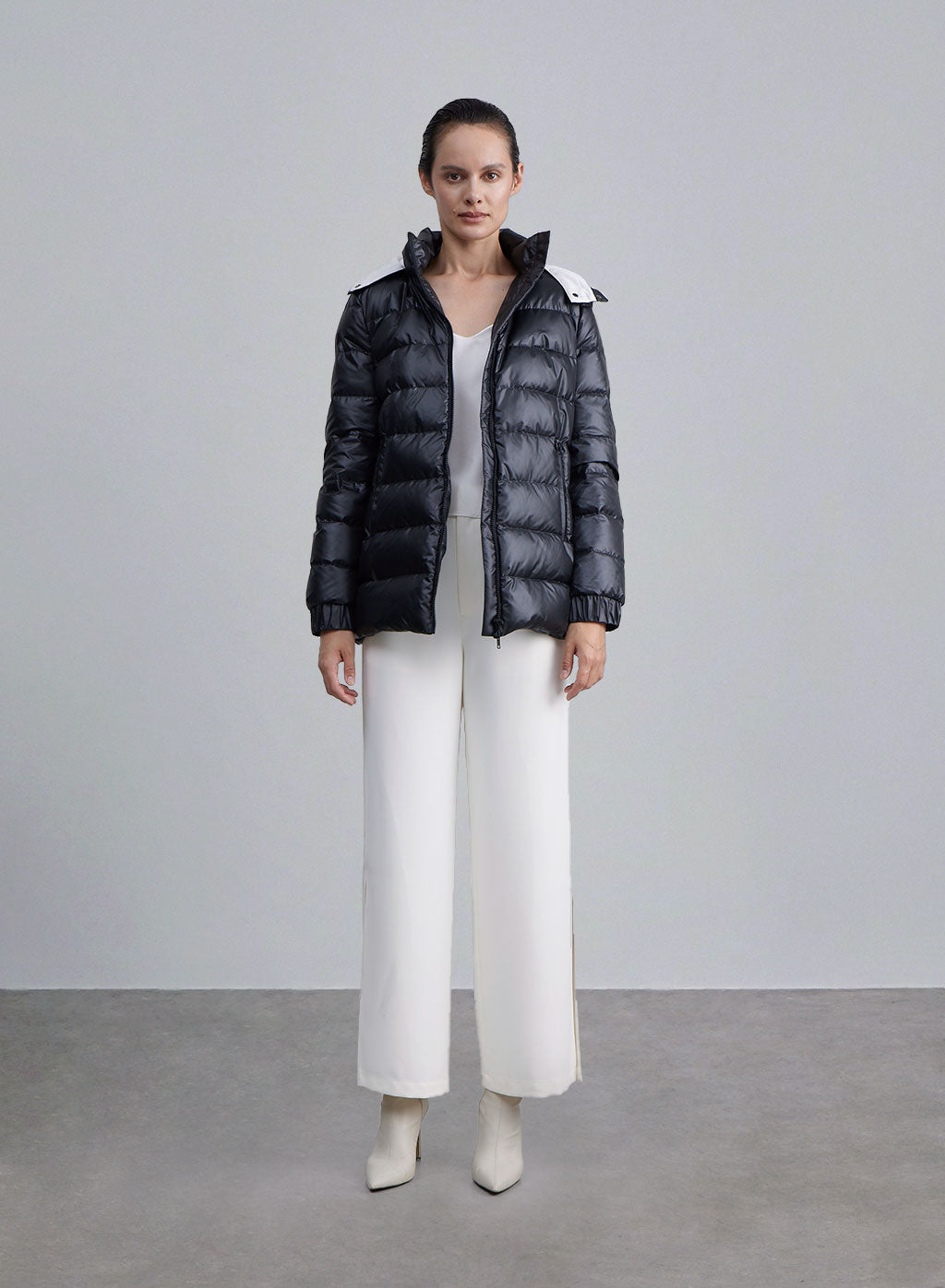 Back Hood Padded Puffer Jacket image 0
