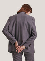Single Button Wool-Blend Blazer image 1