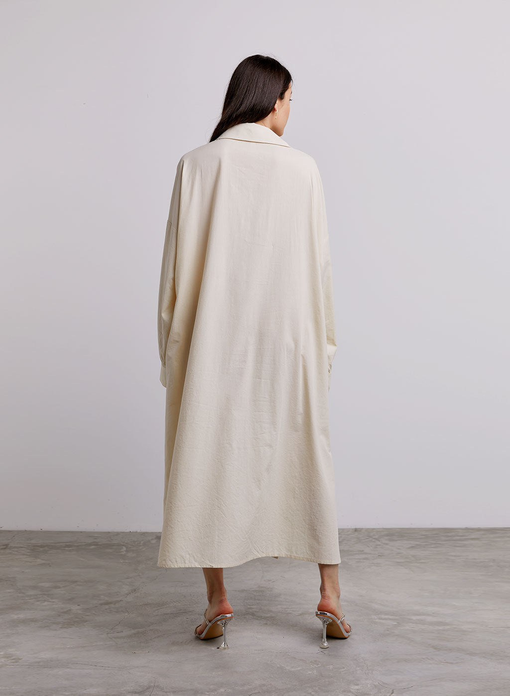 Cotton Shirt Midi Dress image 1