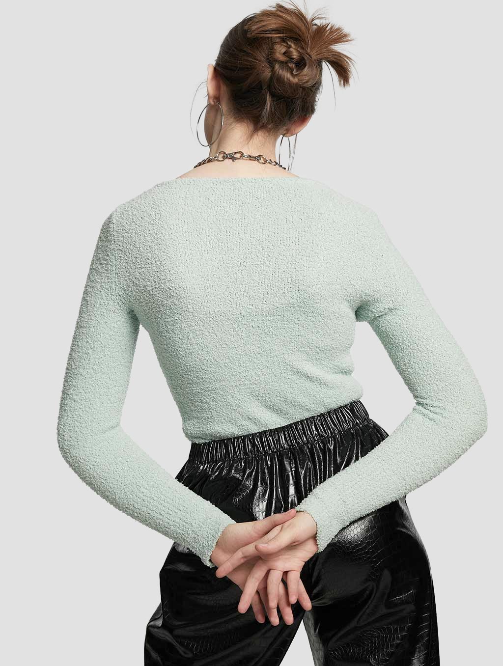 Slim-fit Teddy Top image 1