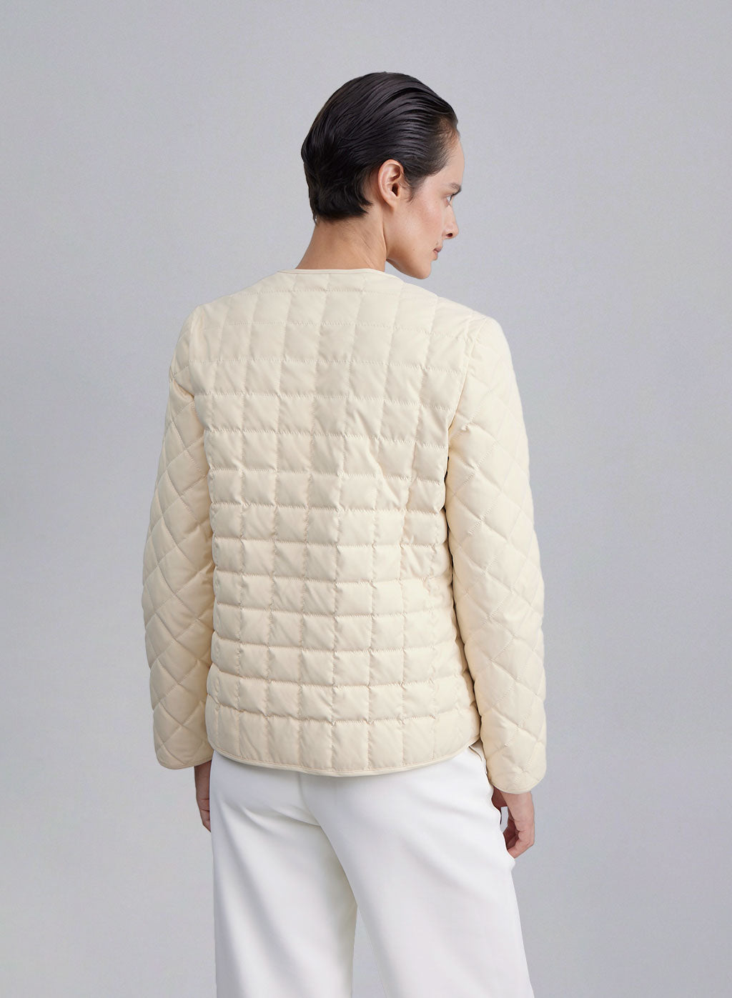 Tied Lace Up Padded Jacket image 1