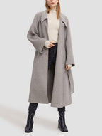 Buttoned Yak Wool Coat image 0