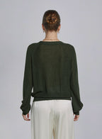 Basic V-neck Lyocell Cardigan image 1