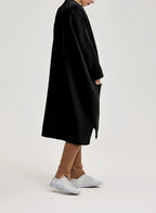 Slouchy Wool-Cashmere Long Cardigan image 1