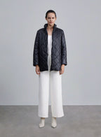 Light High Neck Zip-Up Puffer image 0