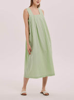 Square Neck Slip Dress - Fringy Flower, M image
