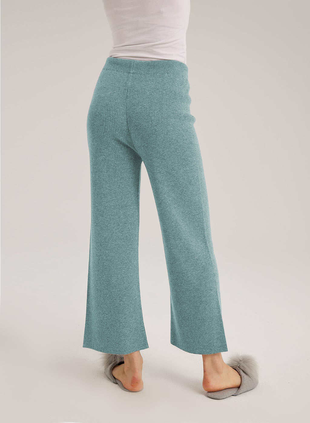 Hadley Drawstring Cashmere-Wool Pants image 1