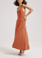 Refresh Maxi Tank Dress - Sepia, M image