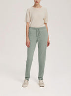 Mid-Rise Wool-Cashmere Joggers - Lake Blue, S image