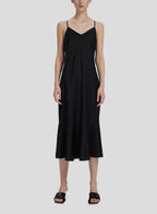 Slip Cami Midi Dress - Black, M image