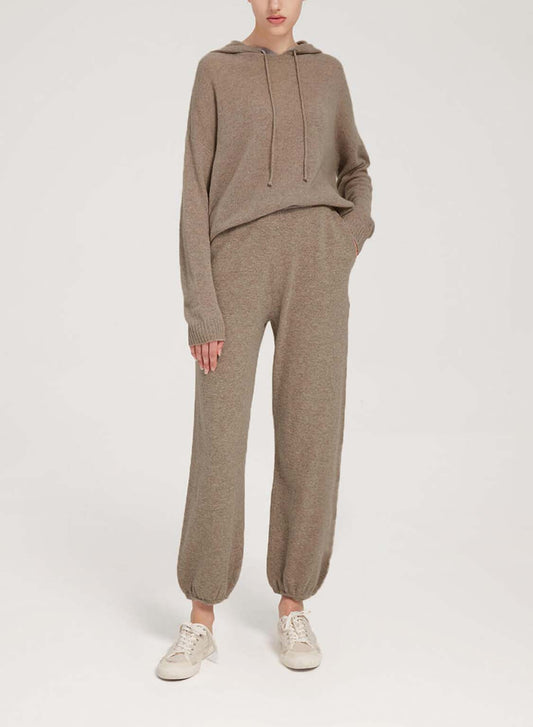 Fine-Knit Pure Merino Wool Hoodie Set image 0