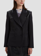 Double Breasted Hip Length Jacket image 0