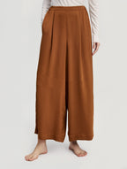 Full Length Palazzo Pants - Syrup, S image