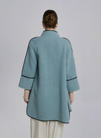 Stepped Hem Wool Coat image 1