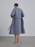 Jackie Belted Double-faced Coat image 1