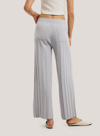 Mellow Wide-Leg Pure Merino Wool Trousers image 1