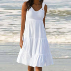 Casual Elegant Stitching Dress Women