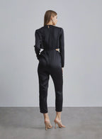 Waist-layered Silk Jumpsuit image 1