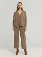 100% Cashmere Patch-Pocket Cardigan image 1