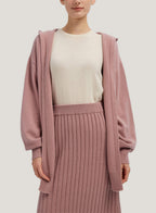 Pure Cashmere Cardigan With Hooded image 0