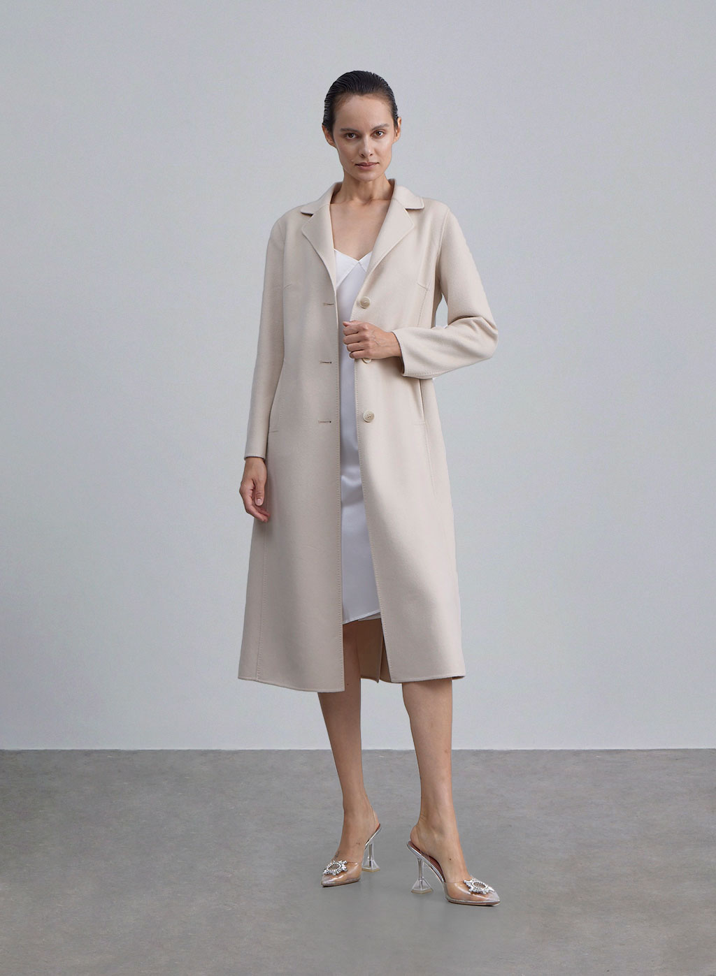 Maison Classic Pure Wool Coat image 0