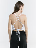 Asymmetric Back Lace Up Camisole image 2