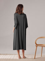 Side Pocket Midi Dress image 1