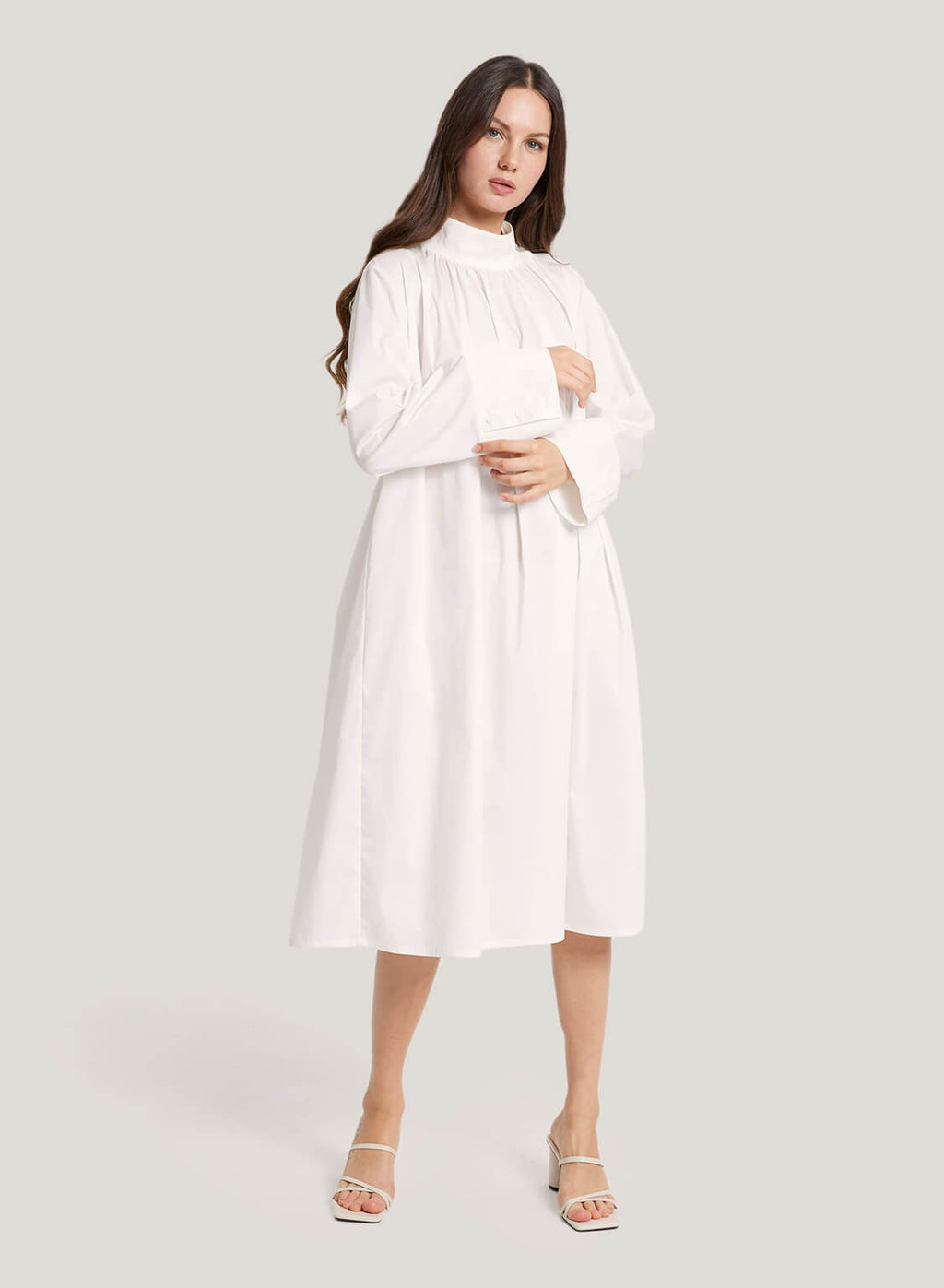 Cotton Blend Leisuresuit Dress
