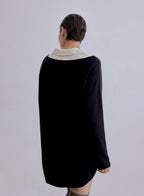 Boatneck Oversized Cashmere Sweater image 1