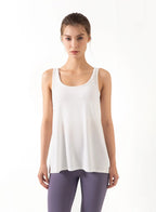 Twisted Back Tank Top - White, M image