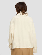 Cozy Cowl Neck Wool Sweater image 1