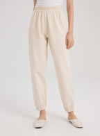 Basic Drawstring sweatpants - Ivory, L image