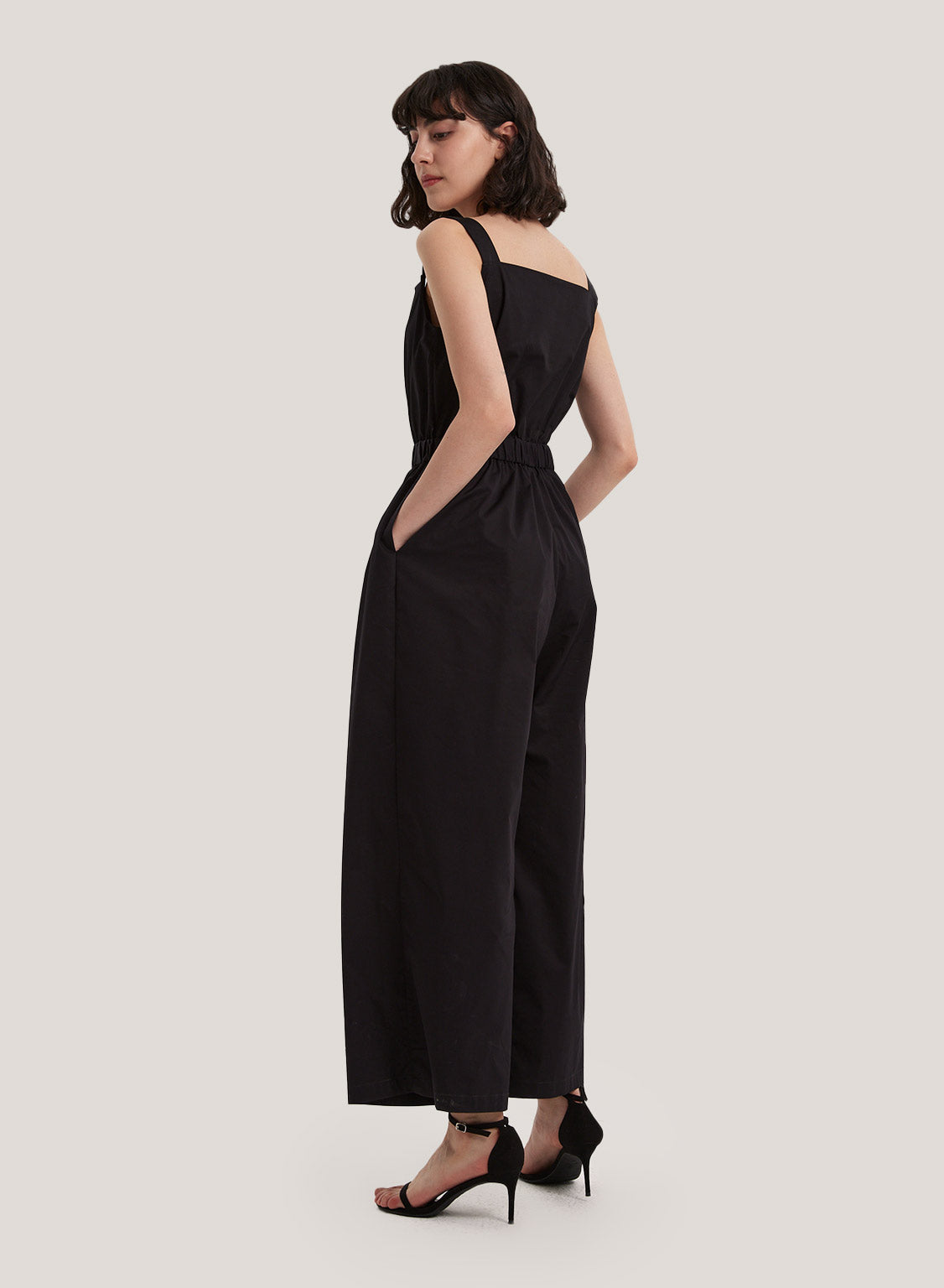 Smocked-Bodice Cotton Jumpsuit image 1