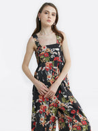 Square Neck Floral Jumpsuit image 1