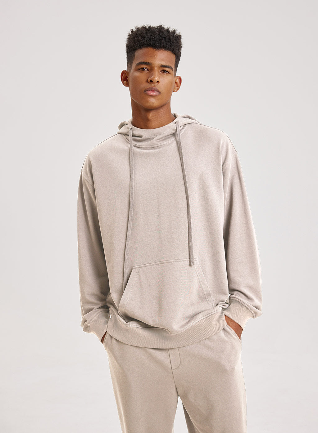 Relaxed Cotton Hoodie