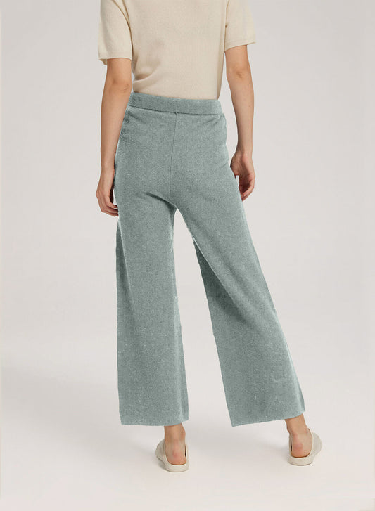 Wide-Leg Wool-Cashmere Trouser With Pocket image 1