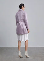 Buttoned Round Neck Down Jacket image 1
