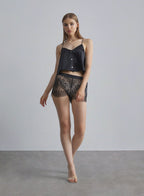 Lounge Back Lace Silk Set image 0