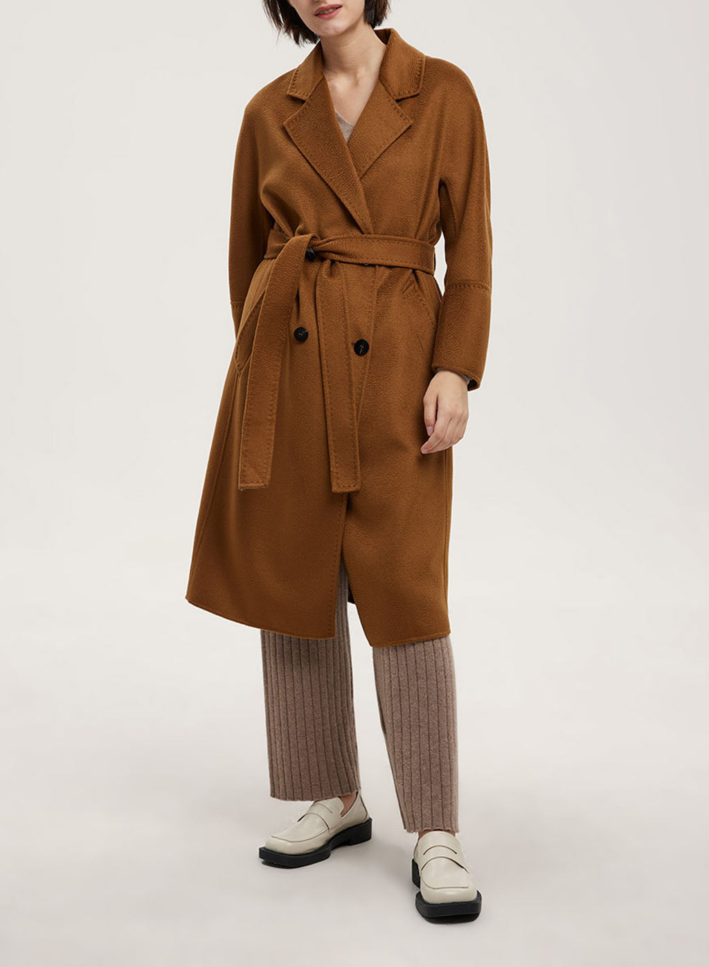 Esther Belted Pure Cashmere Coat image 0