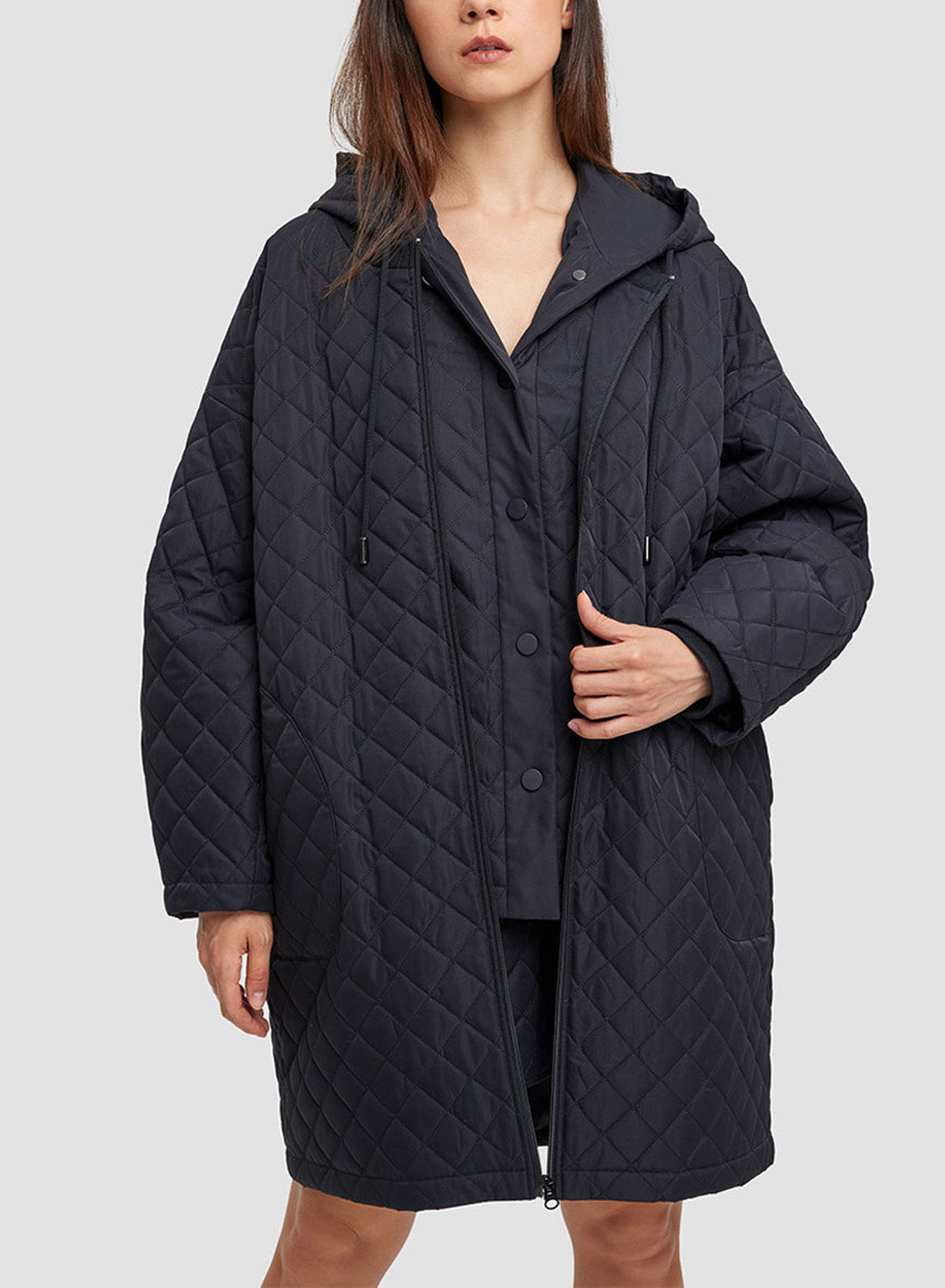 Cotton Padded Jacket - Black, XL image