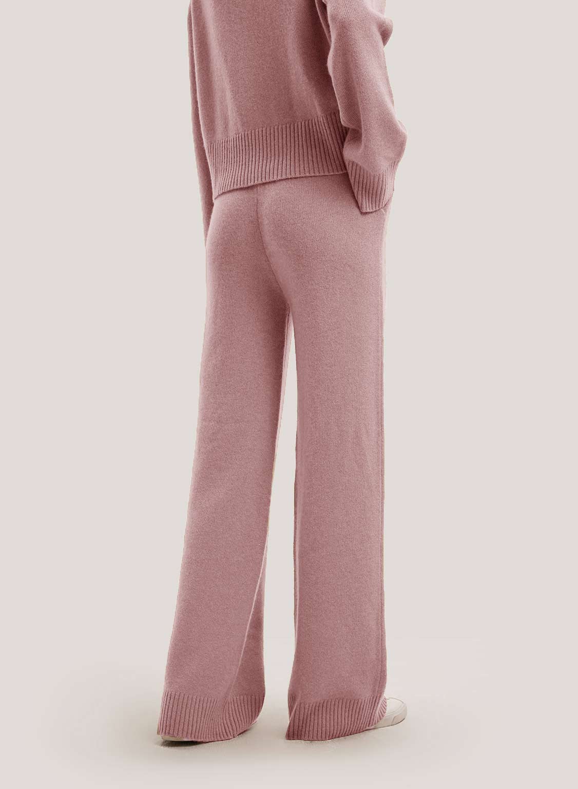 Wide-Leg Pure Cashmere Pants image 1