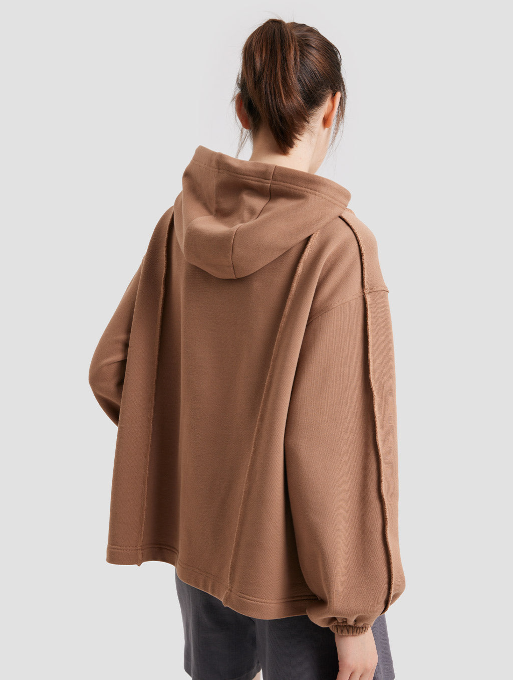 Large Sleeves Drawstring Hoodie image 1
