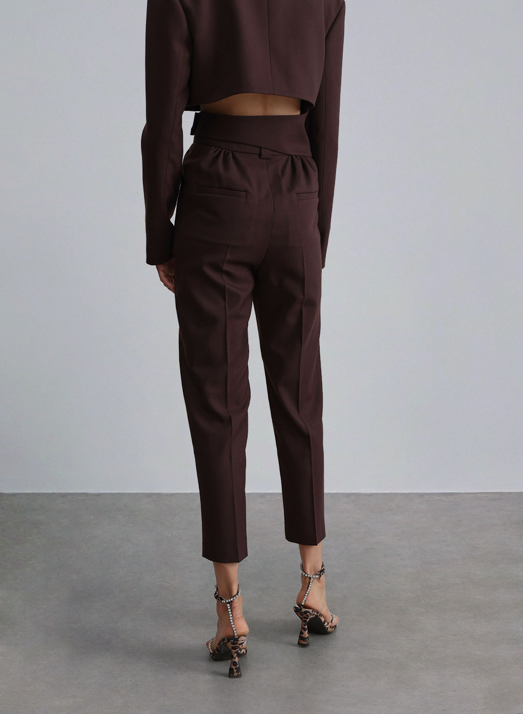 Blended Asymmetric Loop Pants image 1